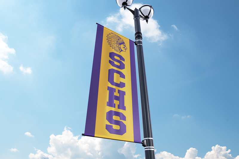 SCHS Lamp Post Banner